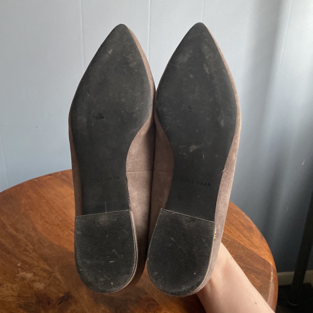EUC Cole Haan Grand Arlyss Skimmer II Loafer Gray Suede sz 9.5 - Picture 6 of 7